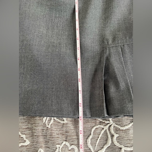TAHARI ARTHUR S-LEVINE GRAY SKIRT SUIT SIZE 8 - Picture 14 of 14
